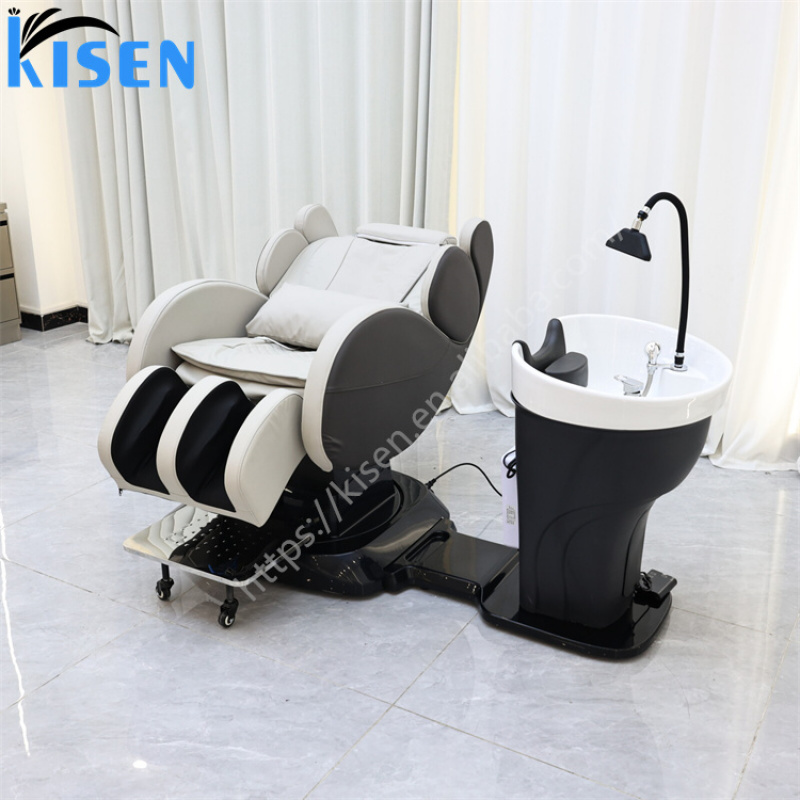 Spa Y Wellness - Chaise de lavage de cheveux rotative