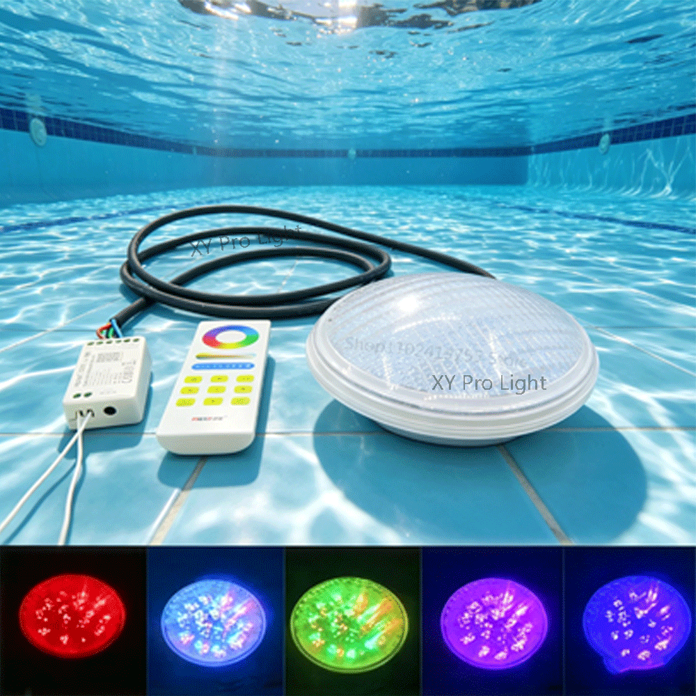Xy Spa & Wellness - Projecteurs LED RGB Submersibles 45W, Lampes