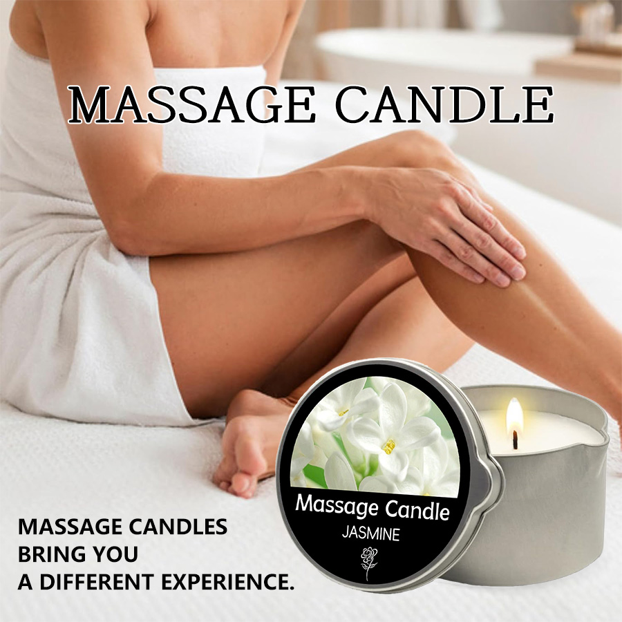 Massage Candle Melting - Bougie de Massage-huile essentielle- Six parfums
